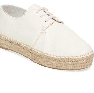 Vince Cynthia Lace-Up Leather Espadrille
